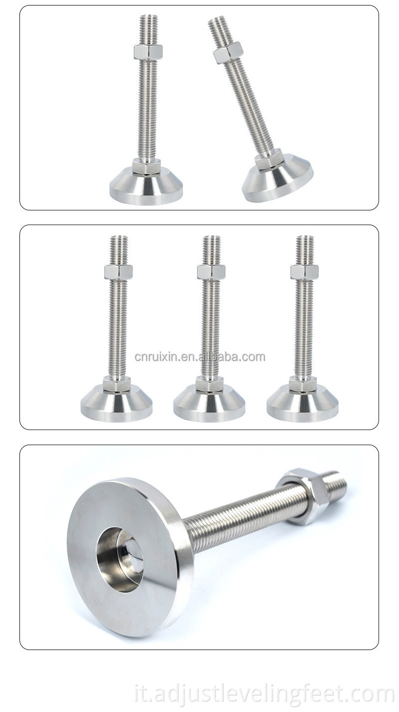 adjustable stainless machine furniture leveling feet